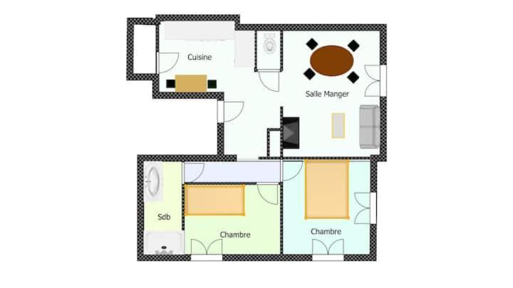 Appartement Simple Sur Argenteuil, Proche Paris Exterior photo